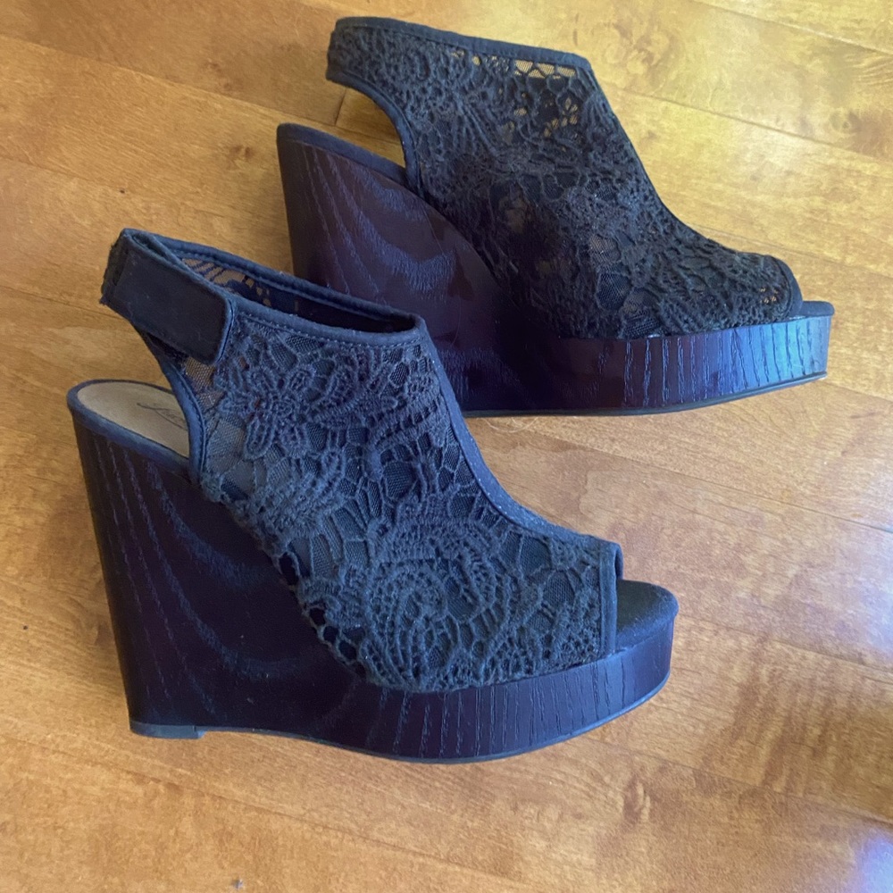 5in Black Wedges 🖤  (Lucky Brand - Black - 8M)